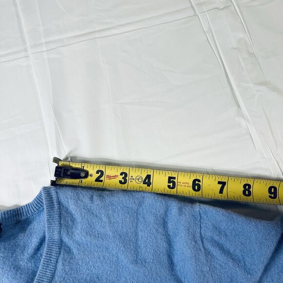 Polo Ralph Lauren 100% Merino Wool V-Neck Sweater Blue Men’s 2X Pullover - Picture 5 of 10